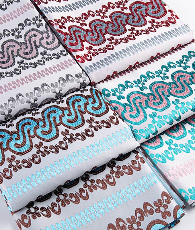 Vải Jacquard Polyester có kết cấu 3D hình chữ S cho Sarong